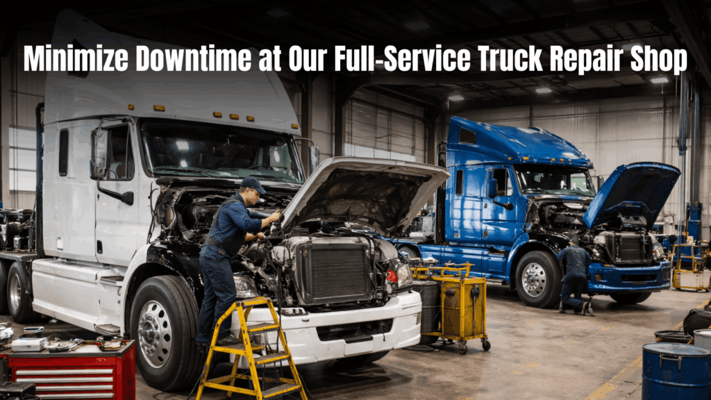 Minimize Downtime at Our Full-Service Truck Repair Shop